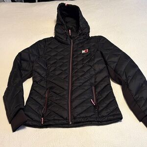 Tommy Hilfiger Black Quilted Puffer Jacket